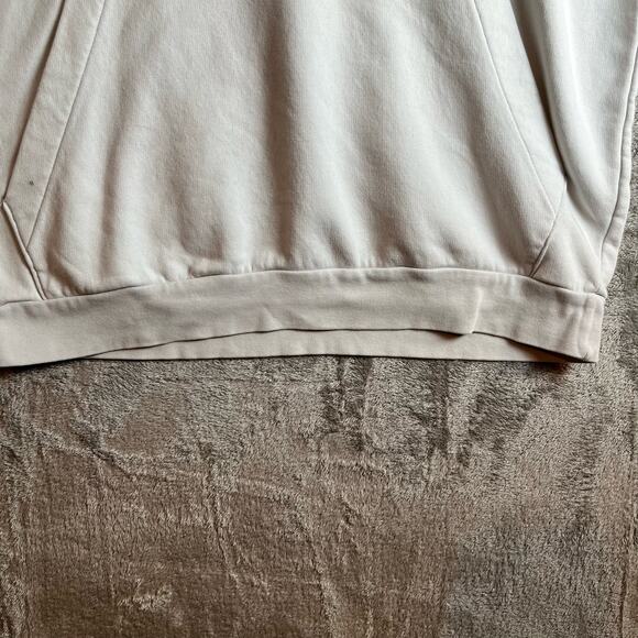 Adidas Men’s Athletic Long Sleeve‎ Hoodie Sz Large White - Picture 5 of 6